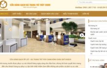Giới thiệu mẫu website giới thiệu sản phẩm Gạch đá trang trí